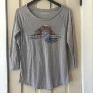 Small Lucky Brand Doobie Brothers Long Sleeve Top